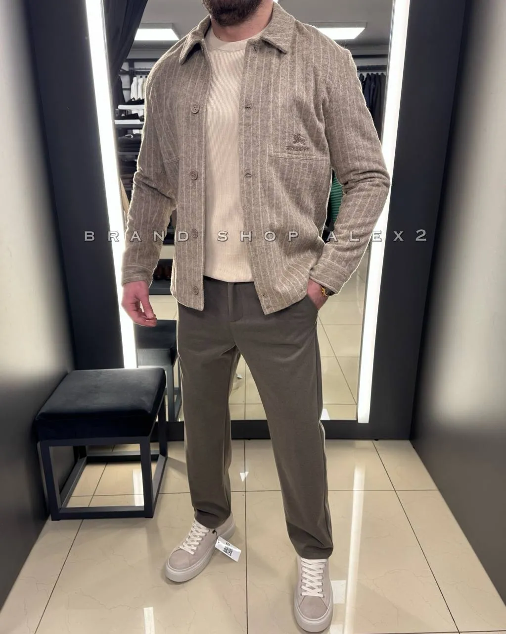 Кашемірова куртка Burberry  - фото 1