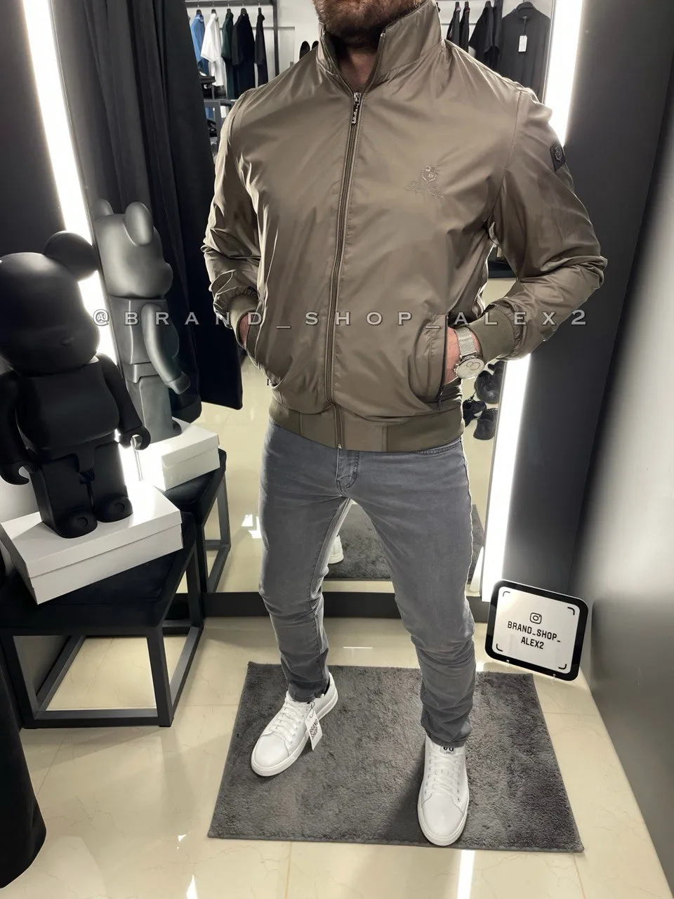 Ветровка Loro Piana бежевая 