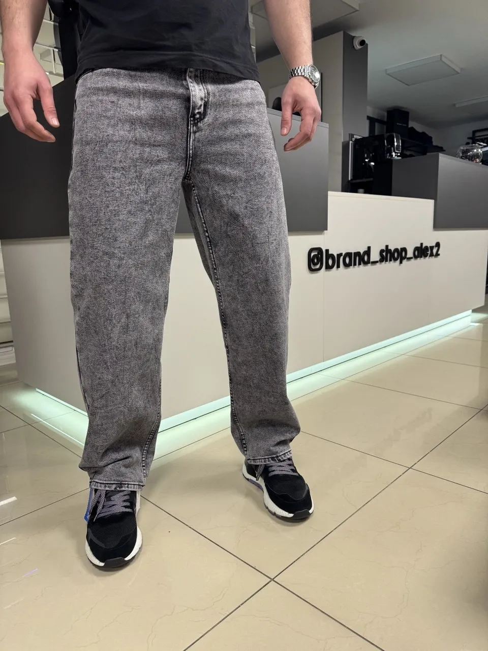 Джинси сірі Baggy 