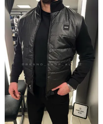 Чорна повсякденна куртка Boss
