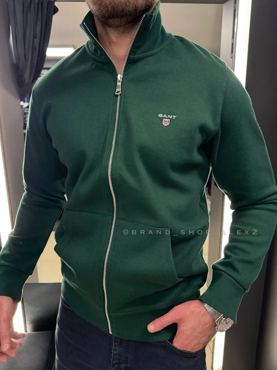 Кофта зелена Gant 