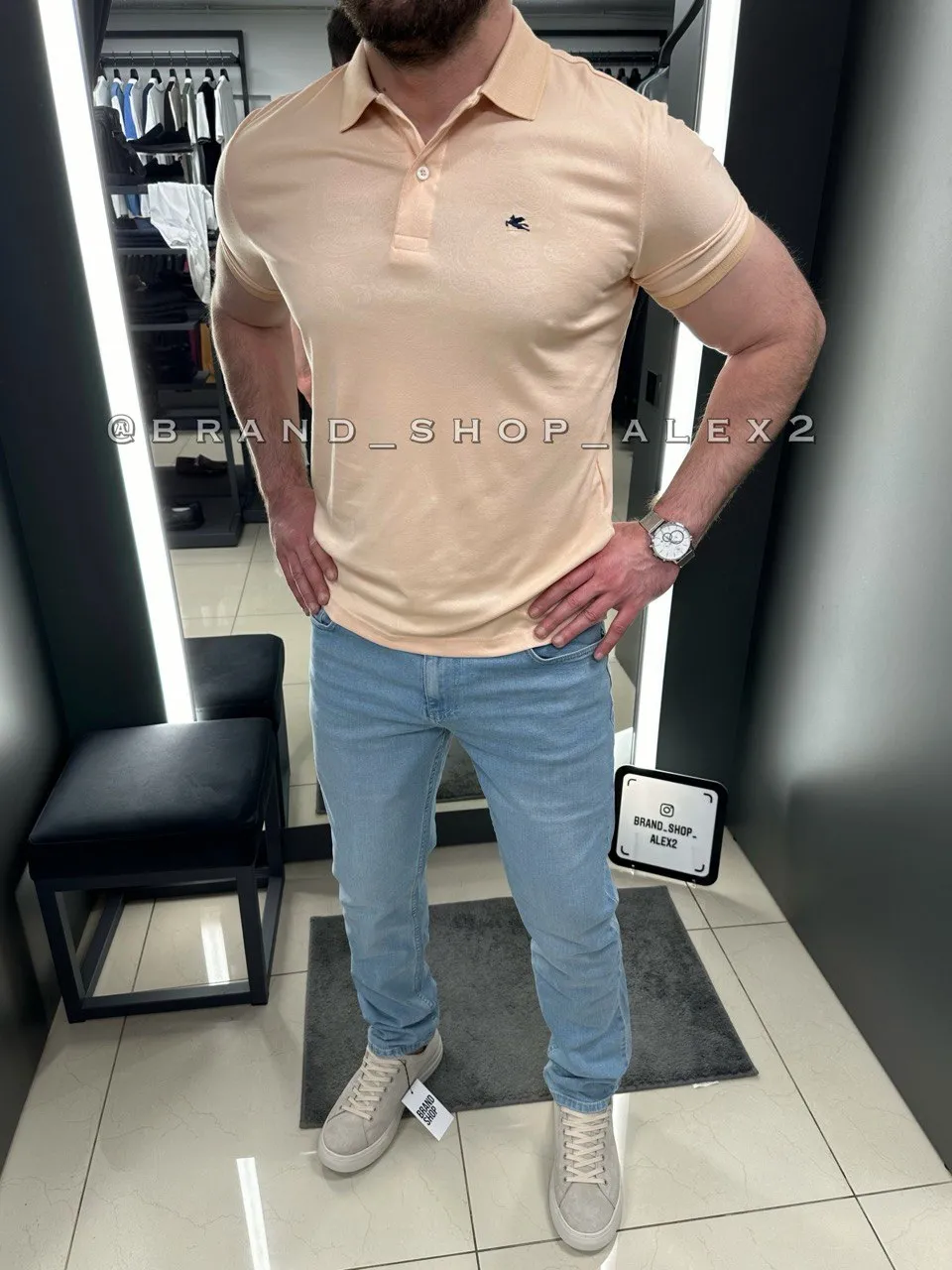 Жовта поло Etro 