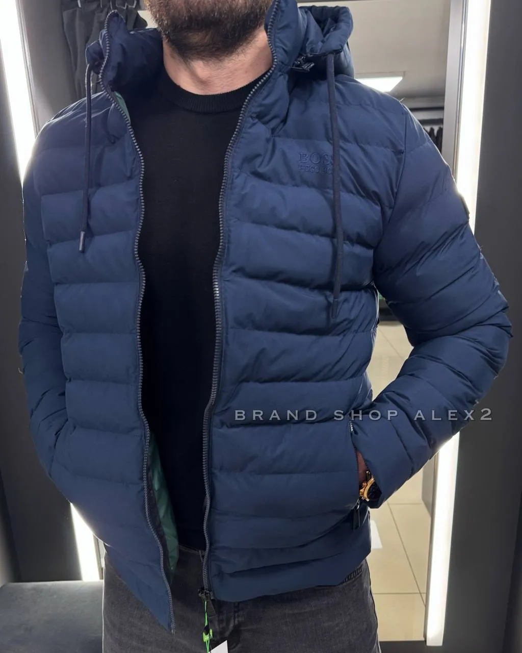 Синя куртка Boss 