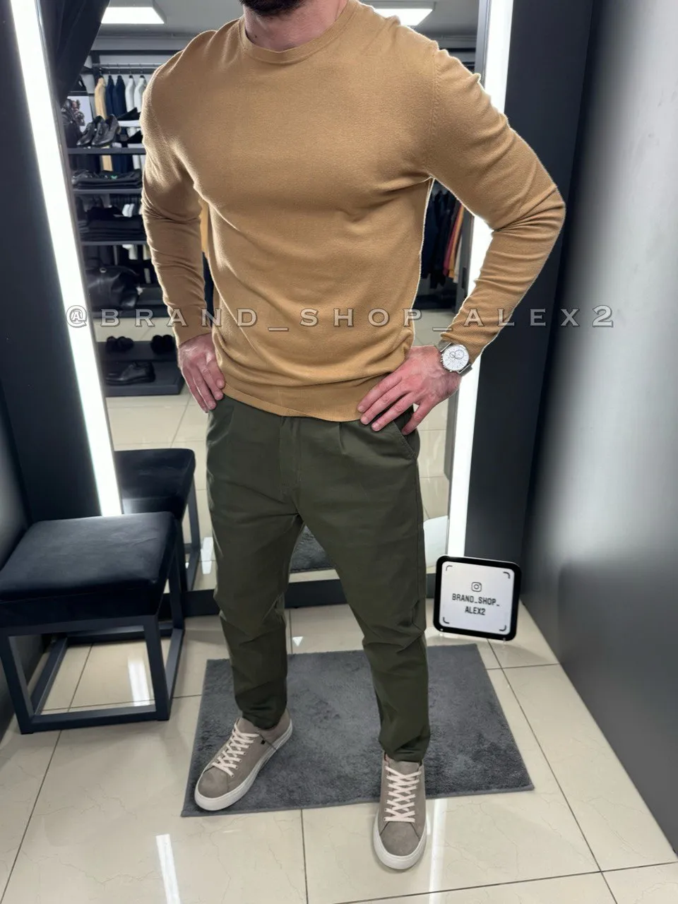 Класичний тонкий реглан жовтий 