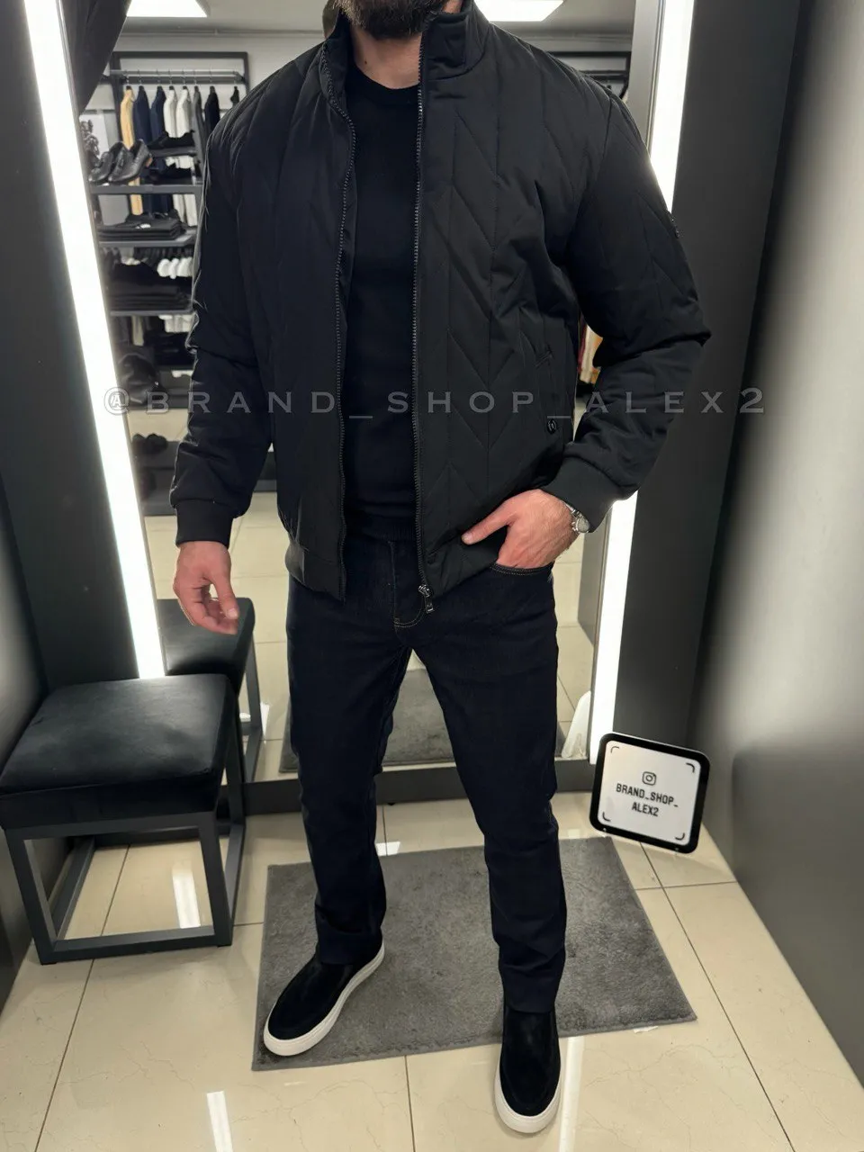 Куртка Armani Exchange чорний Поліестер 15607 M(р) 