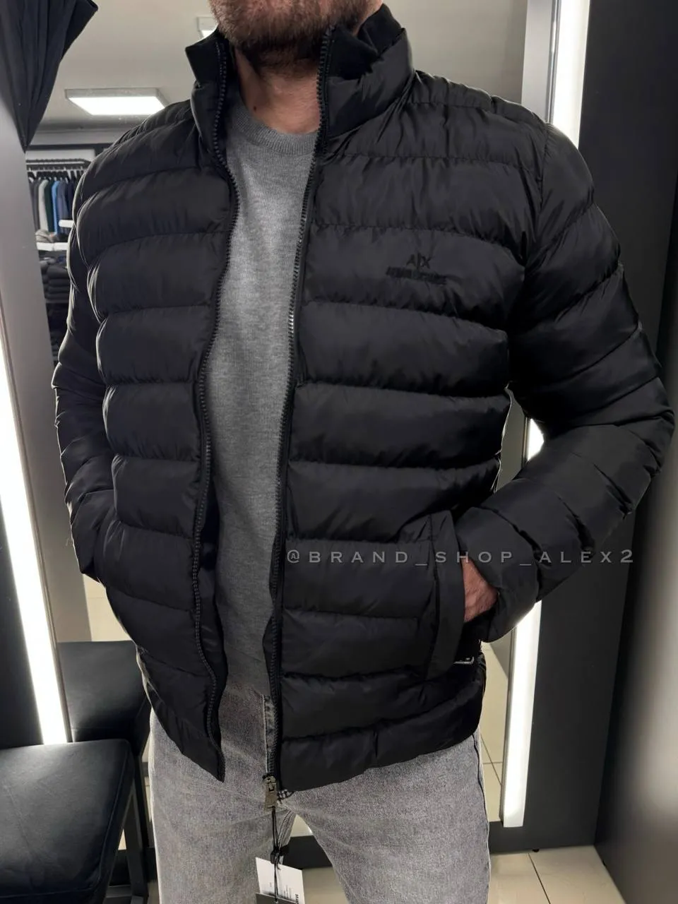 Куртка Armani чорна 