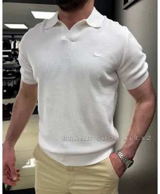 Біла поло Lacoste