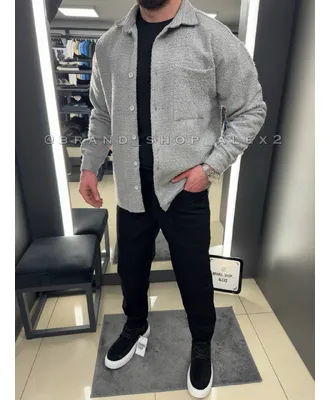 Світло-сіра сорочка casual