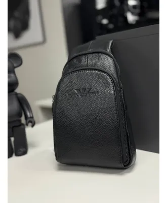 Чорна сумка чоловіча Armani