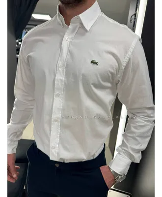 Біла класична сорочка Lacoste
