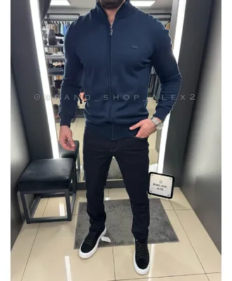 Темно-синя кофта Lacoste