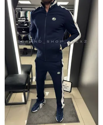 Темно-синій костюм Lacoste