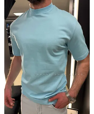 Футболка блакитна oversize