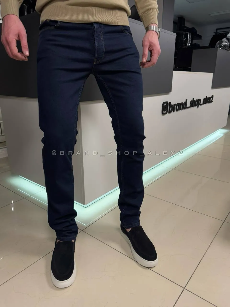 Джинси темно-сині Massimo Dutti 