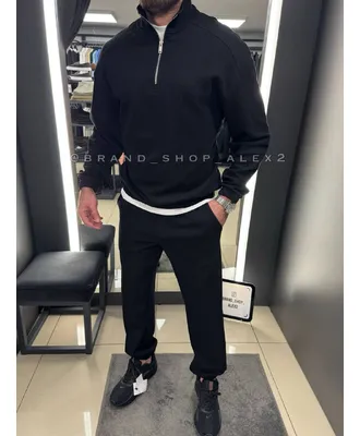 Чорний костюм zip