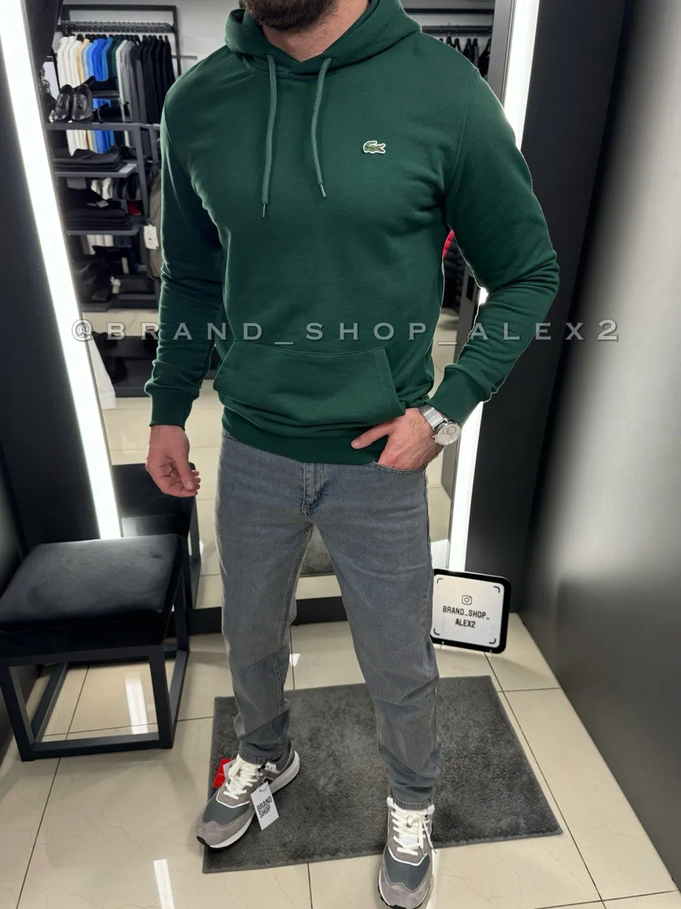 Зелена худі Lacoste 