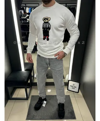 Білий світшот Polo