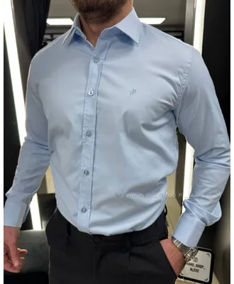 Сорочка блакитна Boss