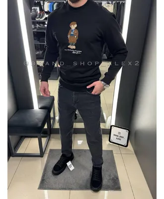 Чорний світшот Polo