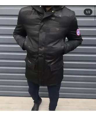 Зимова чорна куртка Canada Goose