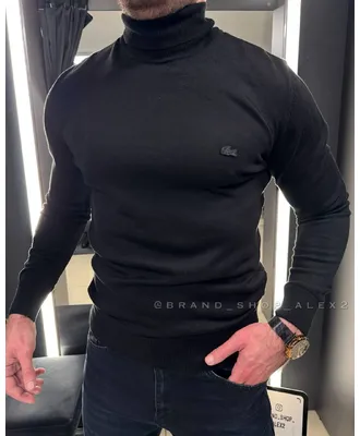 Чорний гольф Lacoste