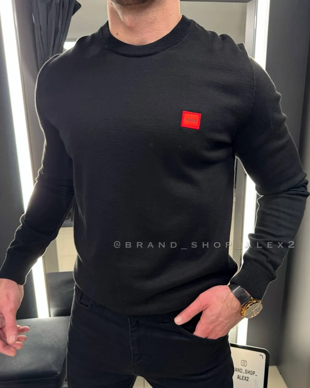 Светр Boss чорний 