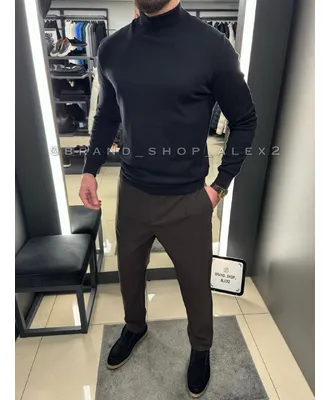 Чорний класичний напівгольф