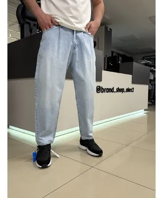 Джинси baggy сині