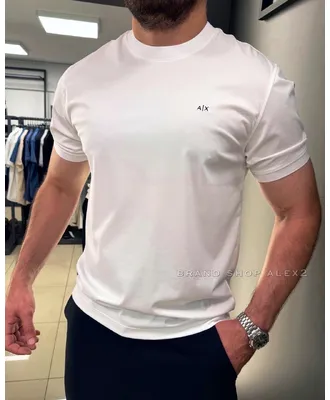 Біла футболка Armani