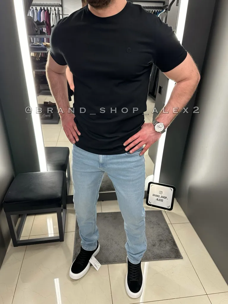 Футболка Armani Exchange чорний 1700 S(р) 