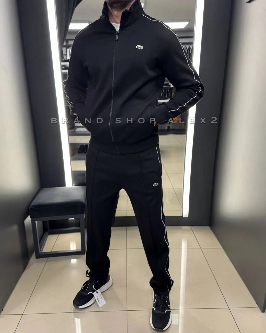 Костюм чорний Lacoste 