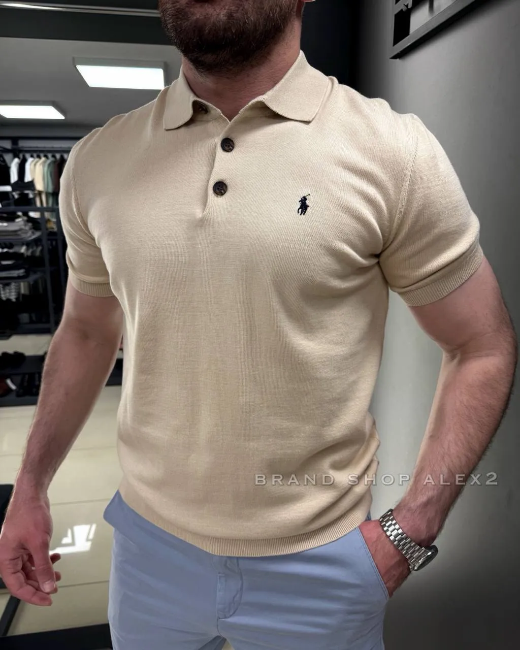 Бежева класична Polo 