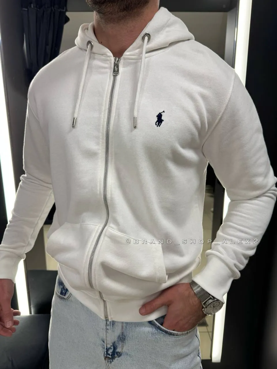Біла кофта Polo 