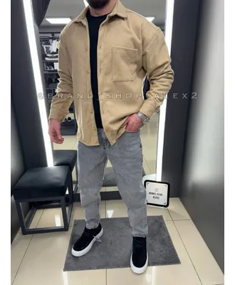 Бежева сорочка casual