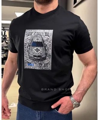 Чорна футболка Boss