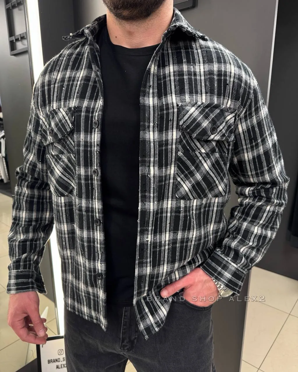 Сорочка в клітинку casual 