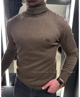 Коричневий гольф Lacoste