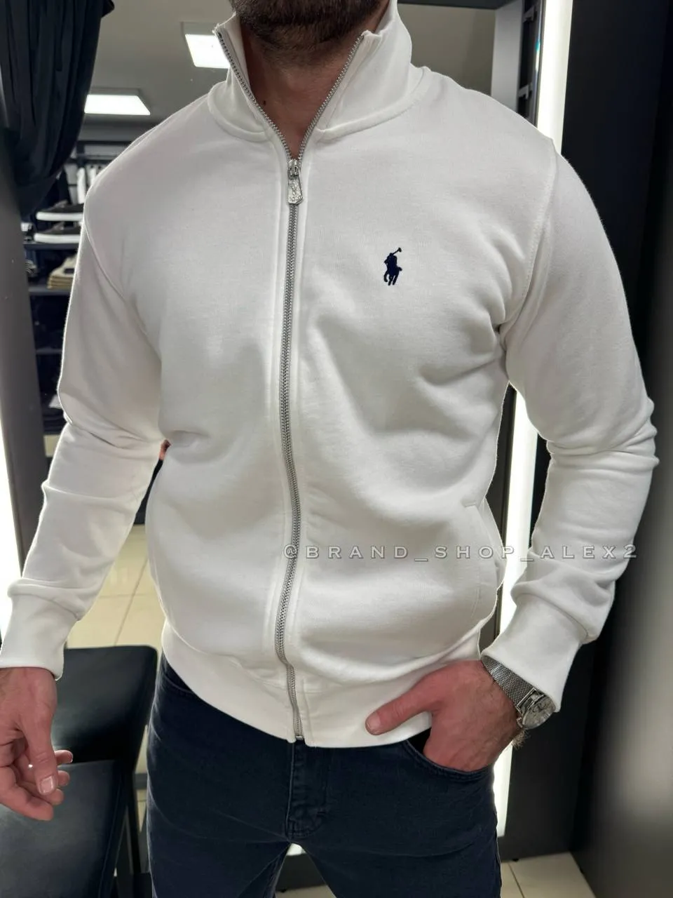 Біла кофта Polo 