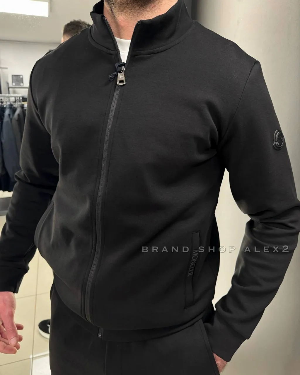 Костюм чорний Moncler  - фото 1