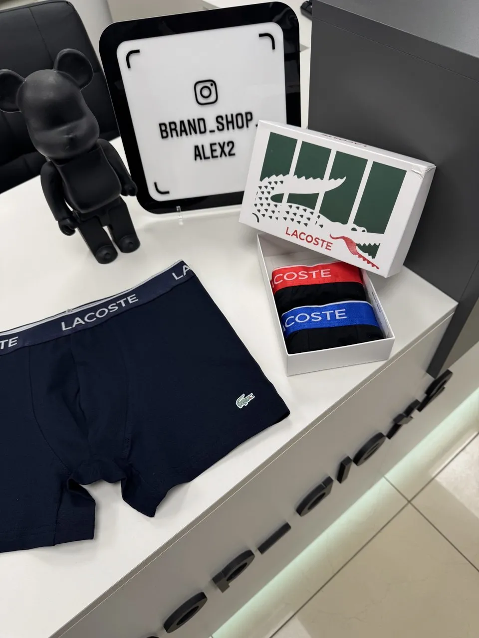 Комплект боксерів Lacoste 