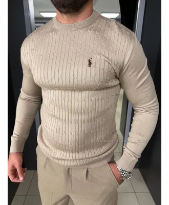 Бежевий светр чоловічий Polo