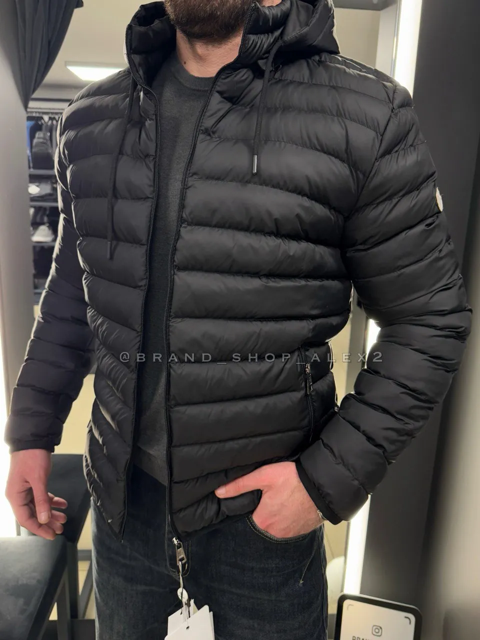 Куртка Moncler чорна 