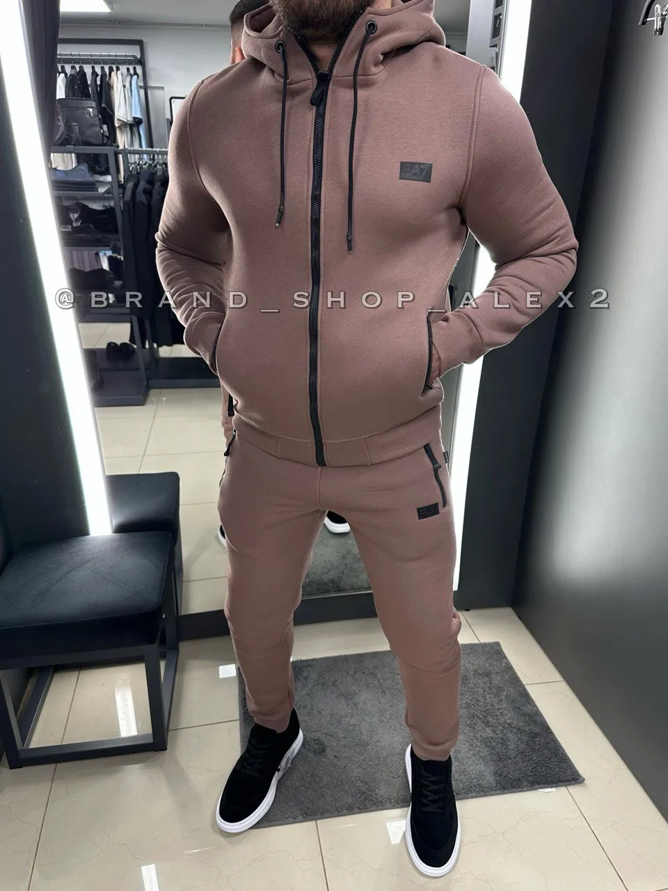 Костюм зимовий Emporio Armani Коричневий Коттон 99993 L(р) 