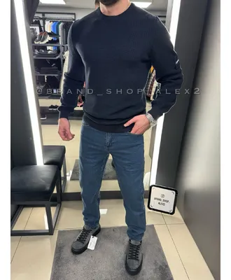 Светр темно-синій Calvin Klein