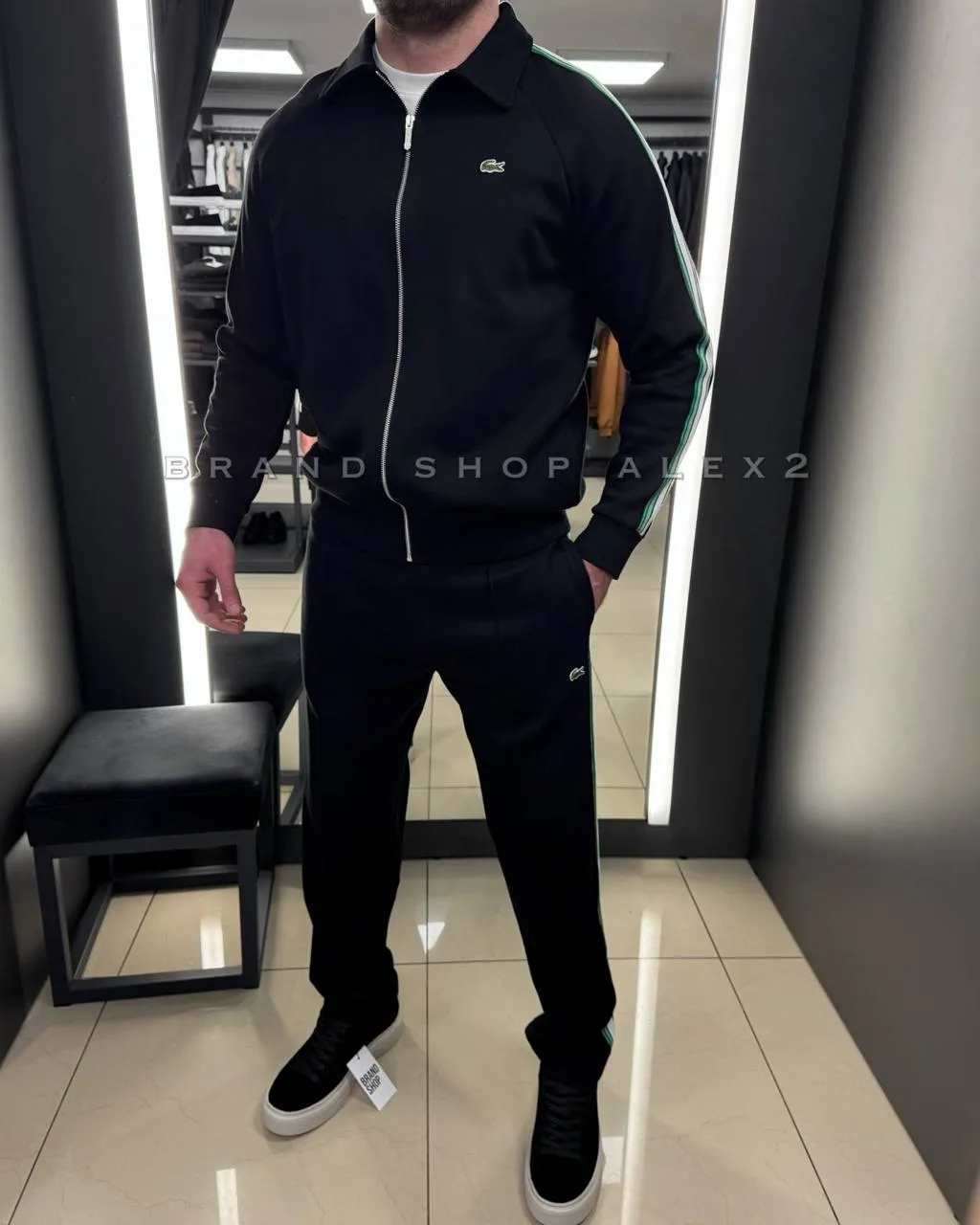 Костюм чорний Lacoste 