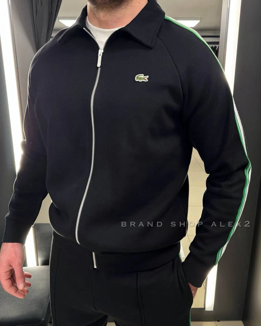 Костюм чорний Lacoste  - фото 1