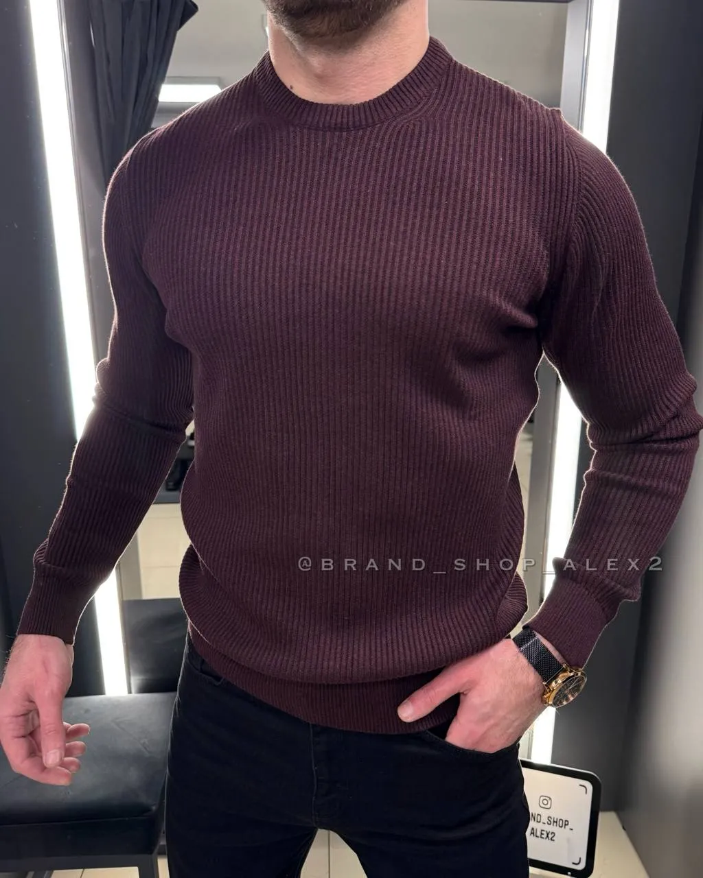 Светр Paul Skark бордовий 