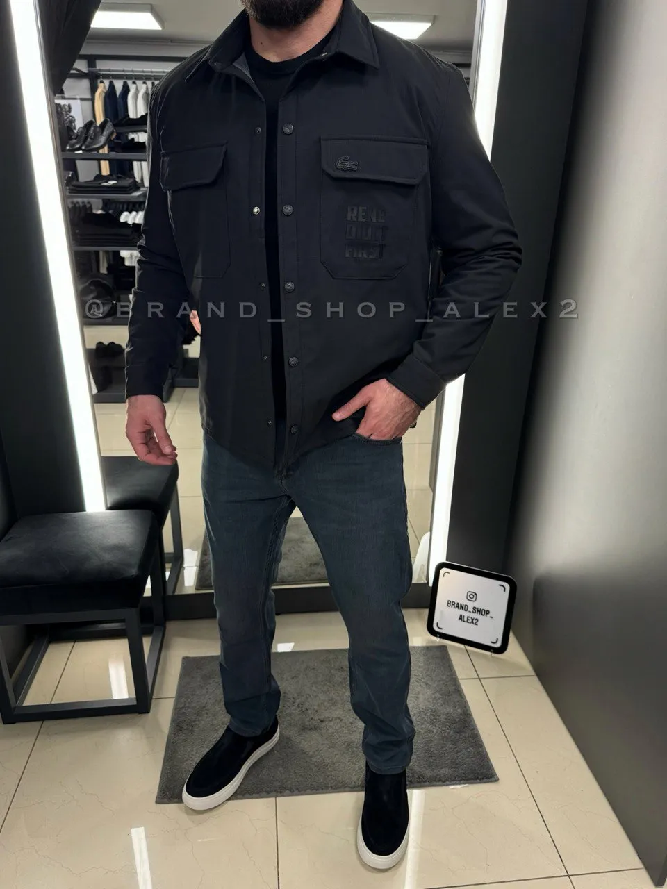 Куртка Lacoste чорний Поліестер 214 XXL(р) 