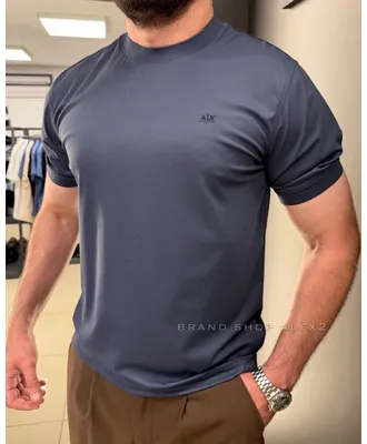 Синя футболка Armani
