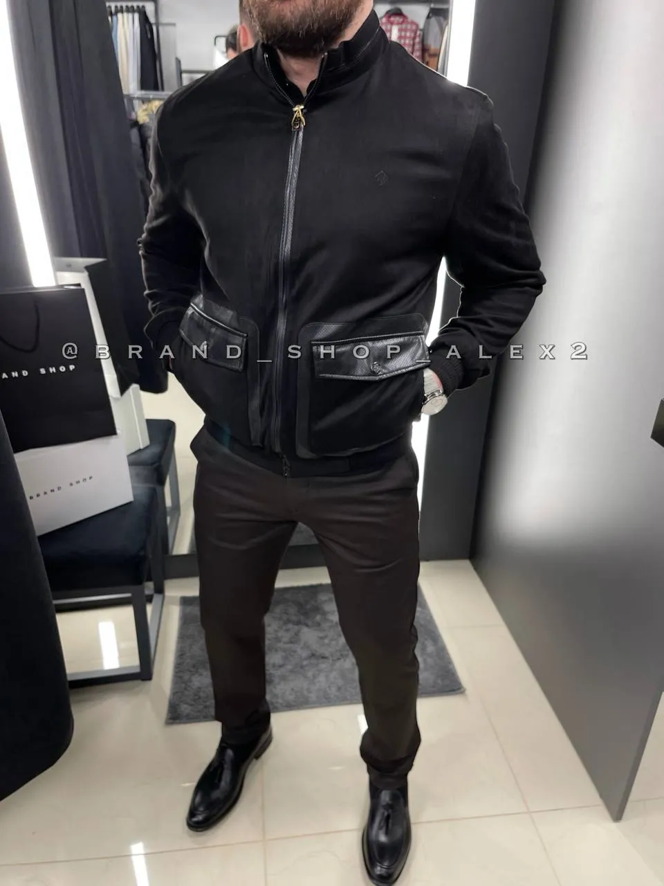 Замшева куртка Loro Piana 